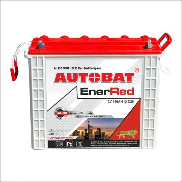 Autobat EnerRed Tall Tubular Battery